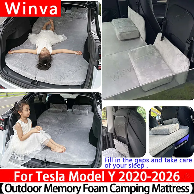 For Tesla Model Y 2020-2026 Juniper Memory Foam Camping&Nap Mattress,Foldable Car Travel Bed Outdoor Sleep Office Lunch Break
For Tesla Model Y 2020-2026 Juniper Memory Foam Camping&Nap Mattress,Foldable Car Travel Bed Outdoor Sleep Office Lunch Break