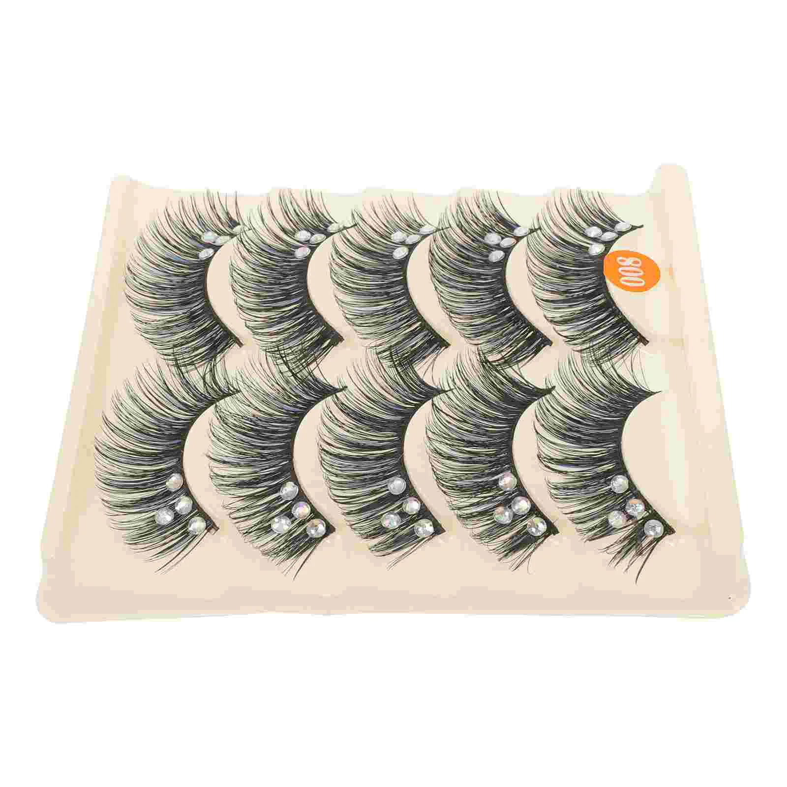 5 Pairs Fake Eyelashes Individual False Wispy Makeup Accessories for Women Natural
5 Pairs Fake Eyelashes Individual False Wispy Makeup Accessories for Women Natural