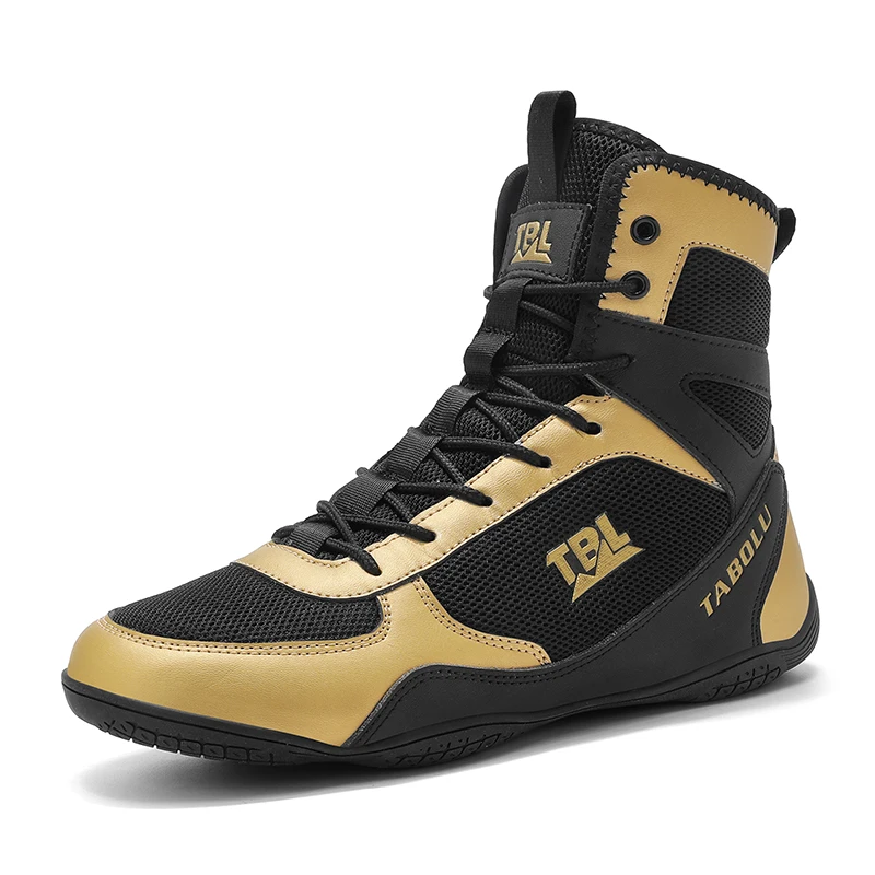 Unisex Black Red High Top Combat Sneakers, Breathable Non-Slip Boxing Trainers For Boxing Sanda MMA Indoor Fighting Training
Unisex Black Red High Top Combat Sneakers, Breathable Non-Slip Boxing Trainers For Boxing Sanda MMA Indoor Fighting Training
