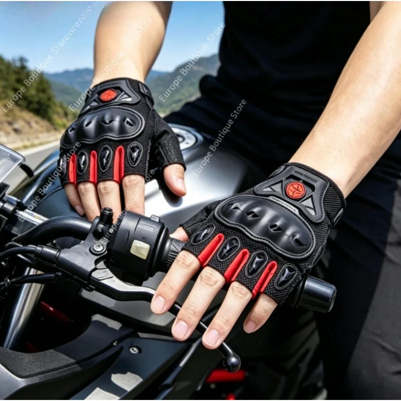 Anti Slip Protective Shell Half Finger Motorcycle Gloves Scoyco MC29D Summer Breathable Riding Gear For Men Women
Anti Slip Protective Shell Half Finger Motorcycle Gloves Scoyco MC29D Summer Breathable Riding Gear For Men Women