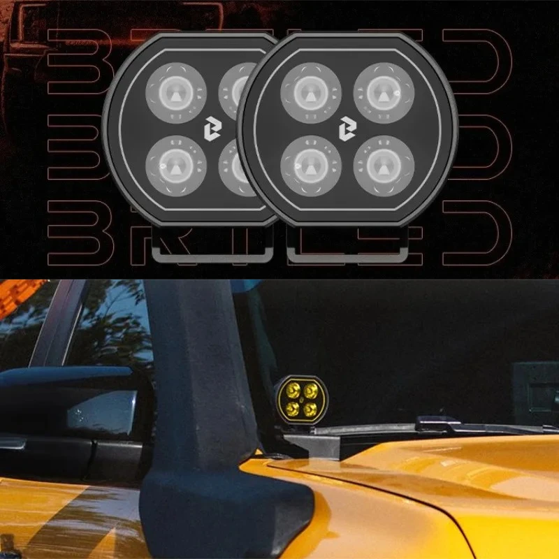 3.3-inch 2pcs 40W A-pillar Led Spotlight for Bronco Ranger for Tank 400 Modified High Beam Off-road Auxiliary Light DRL IP68
3.3-inch 2pcs 40W A-pillar Led Spotlight for Bronco Ranger for Tank 400 Modified High Beam Off-road Auxiliary Light DRL IP68