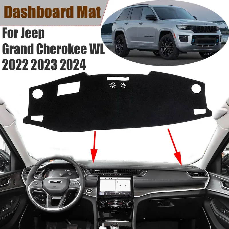 Dashboard Mat For Jeep Grand Cherokee WL WL74 MK5 2022 2023 2024 Cover Dash Protective Avoid Light Carpet Auto Parts Accessories
Dashboard Mat For Jeep Grand Cherokee WL WL74 MK5 2022 2023 2024 Cover Dash Protective Avoid Light Carpet Auto Parts Accessories