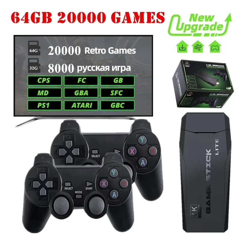 Video Game Console 2.4G Wireless Controller, 4K, 20000 Games, Retro Games for PS1/GBA Boy, Christmas Gift
Video Game Console 2.4G Wireless Controller, 4K, 20000 Games, Retro Games for PS1/GBA Boy, Christmas Gift