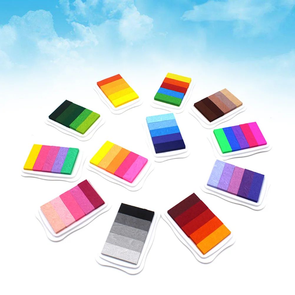 5 Colors Gradient Stamp Pad 3 Colors Gradient Inkpad Hand Printed Piece Craft Stamp Pad (Random Color)
5 Colors Gradient Stamp Pad 3 Colors Gradient Inkpad Hand Printed Piece Craft Stamp Pad (Random Color)