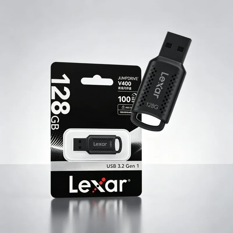 Lexar V400 High Speed USB Stick 32GB 64GB 128GB USB 3.2 Flash Drive Memory Stick Pen Drive for PC Laptop Computer
Lexar V400 High Speed USB Stick 32GB 64GB 128GB USB 3.2 Flash Drive Memory Stick Pen Drive for PC Laptop Computer