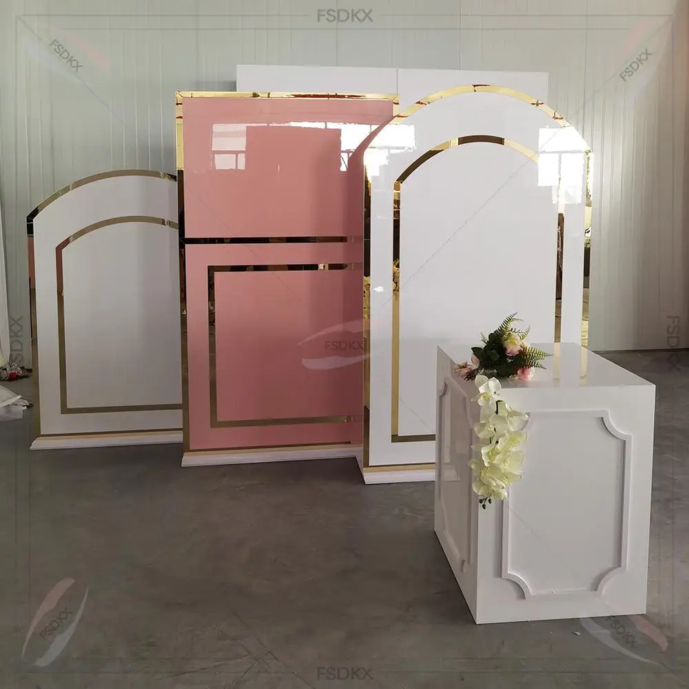 Wedding Acrylic Event White Backdrop Acrylic Pvc Arch Wall Panels Stand for Birthday Party Decoration
Wedding Acrylic Event White Backdrop Acrylic Pvc Arch Wall Panels Stand for Birthday Party Decoration