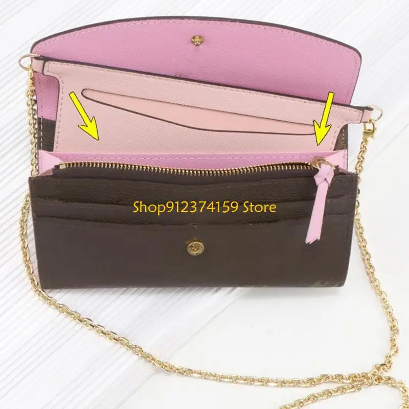 G5AE Leather Purse Insert for Pochette Wallet,Envelope Bag Insert with Eyelet Inner Pocket NO Chain
G5AE Leather Purse Insert for Pochette Wallet,Envelope Bag Insert with Eyelet Inner Pocket NO Chain