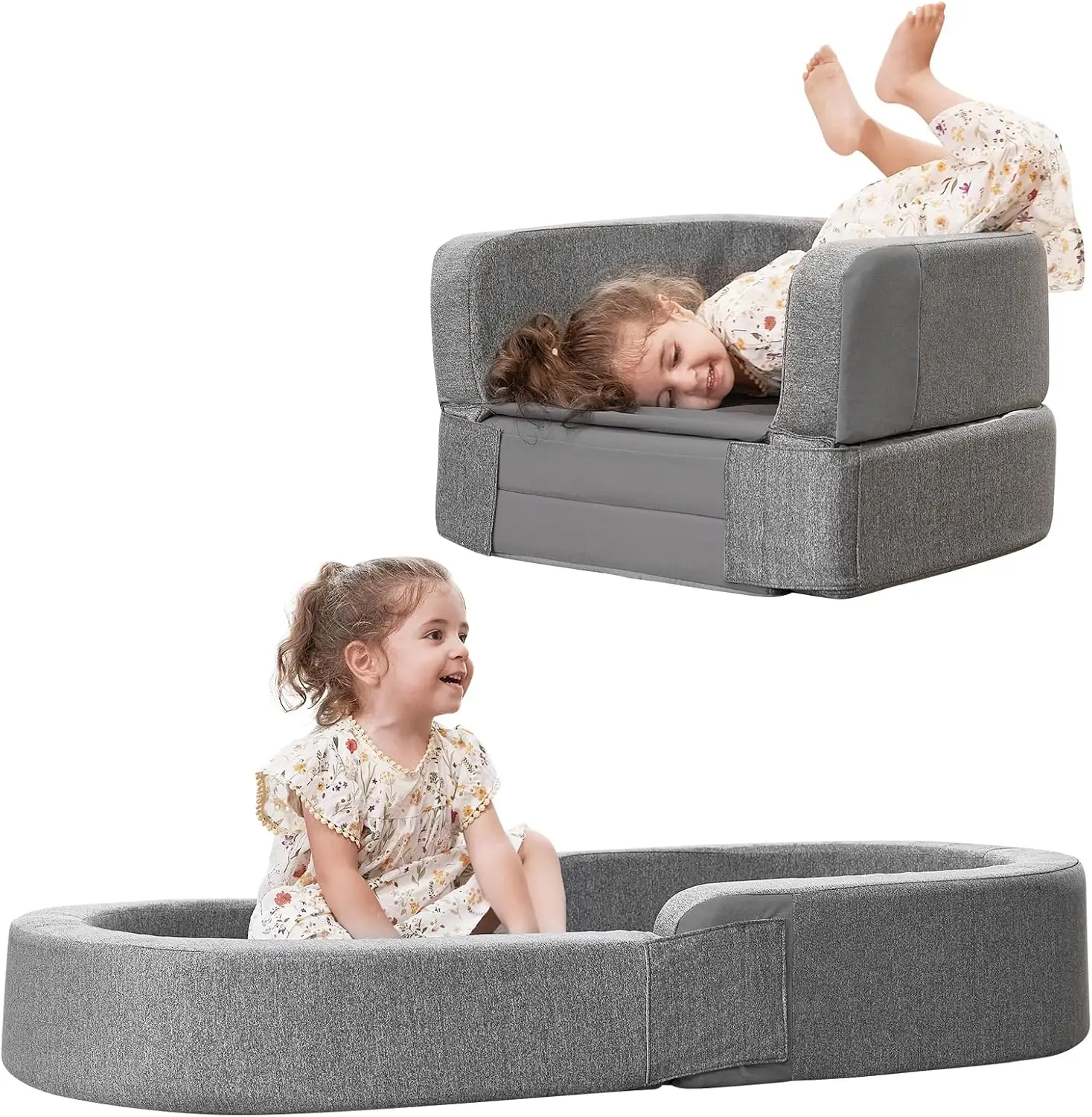 Toddler Travel Bed, 2-in-1 Kids Travel Beds Sofa Chair, Foldable Portable Toddler Bed
Toddler Travel Bed, 2-in-1 Kids Travel Beds Sofa Chair, Foldable Portable Toddler Bed