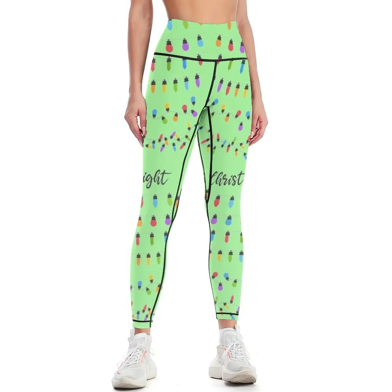 Christmas Lights Cute Colorful Xmas Pattern Leggings Sportswear woman gym Training pants Women's tights Womens Leggings
Christmas Lights Cute Colorful Xmas Pattern Leggings Sportswear woman gym Training pants Women's tights Womens Leggings