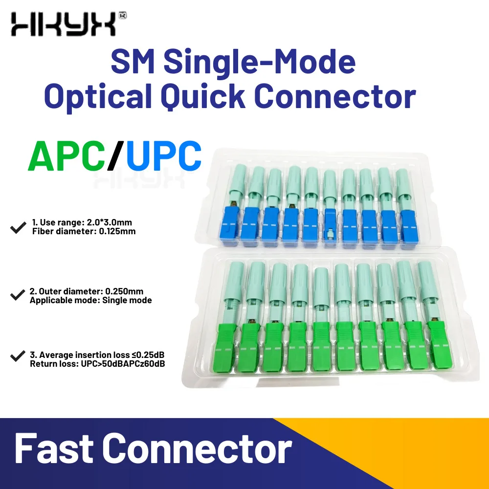 Новый APC SM одномодовый оптический быстрый FTTH холодный инструмент SC UPC оптоволоконный быстрый разъем Бесплатная доставка
Новый APC SM одномодовый оптический быстрый FTTH холодный инструмент SC UPC оптоволоконный быстрый разъем Бесплатная доставка