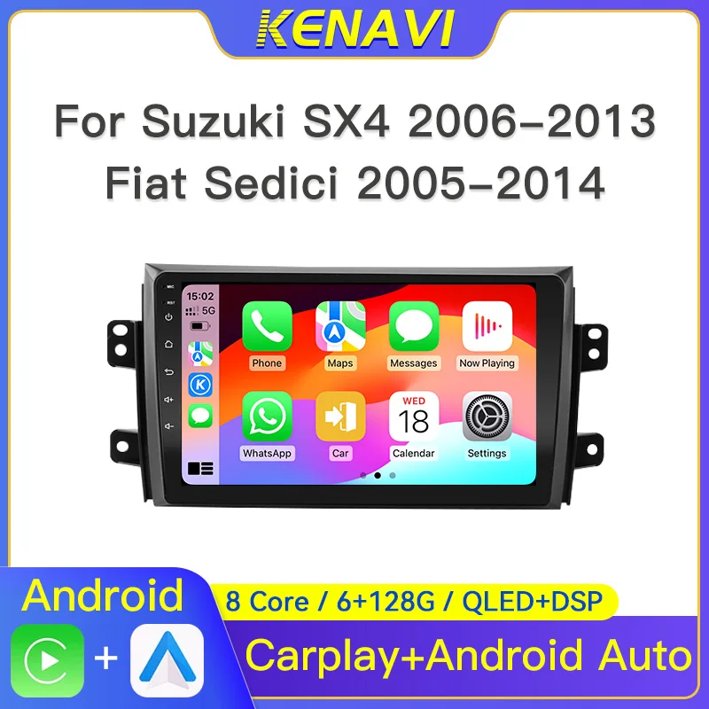 2 Din Android Car Stereo Radio For Suzuki SX4 2005-15 Fiat Sedici 2005-2014 Centre Multimedia Player Navigation GPS Carplay Auto
2 Din Android Car Stereo Radio For Suzuki SX4 2005-15 Fiat Sedici 2005-2014 Centre Multimedia Player Navigation GPS Carplay Auto