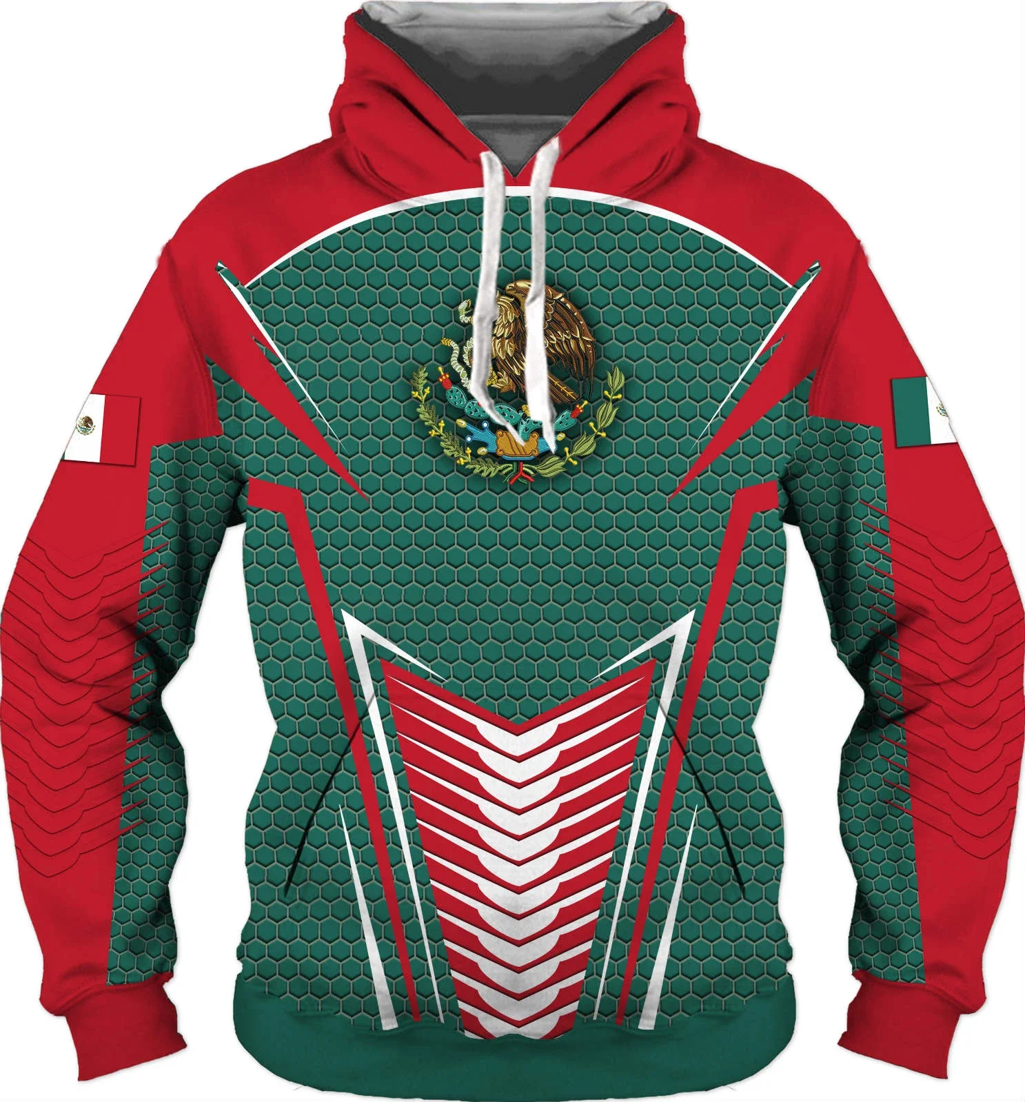 Men Women Fashion Mexico Flag Hot Sale Funny Hoodies 3D Print Casual Hooded Pullover
Men Women Fashion Mexico Flag Hot Sale Funny Hoodies 3D Print Casual Hooded Pullover