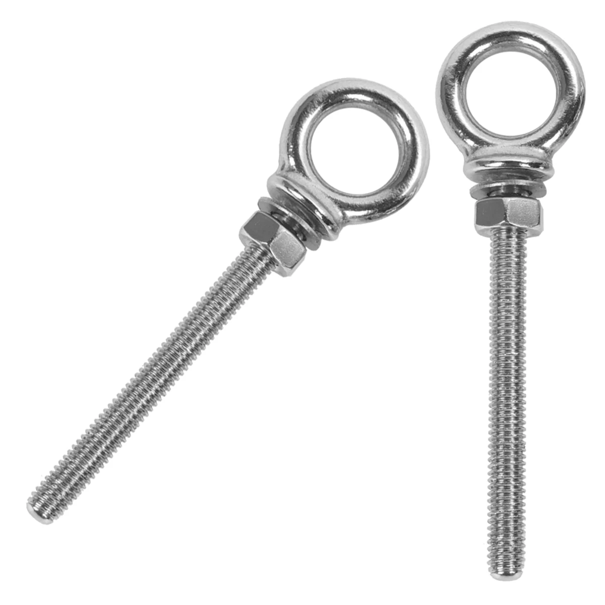 2 Pcs Stainless Steel Hoist Bolts Construction Screws Concrete Eye Ring Lashing Eyes for Load Securing Hook Metal
2 Pcs Stainless Steel Hoist Bolts Construction Screws Concrete Eye Ring Lashing Eyes for Load Securing Hook Metal