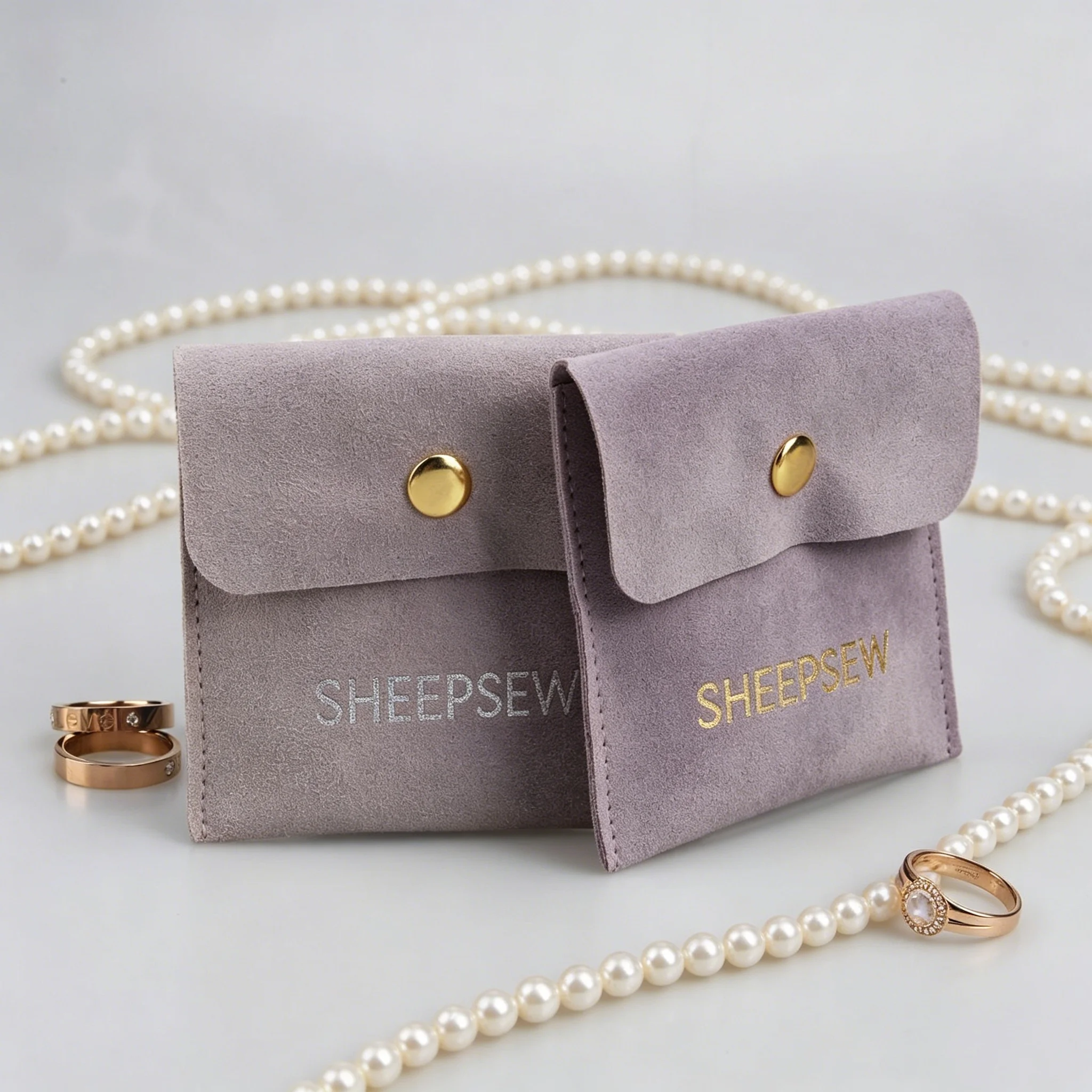 50Pcs/Lot Custom Logo Printed Microfiber Necklace Packaging Pouch Emboss Microfiber Envelope Jewelry Bag with Button
50Pcs/Lot Custom Logo Printed Microfiber Necklace Packaging Pouch Emboss Microfiber Envelope Jewelry Bag with Button