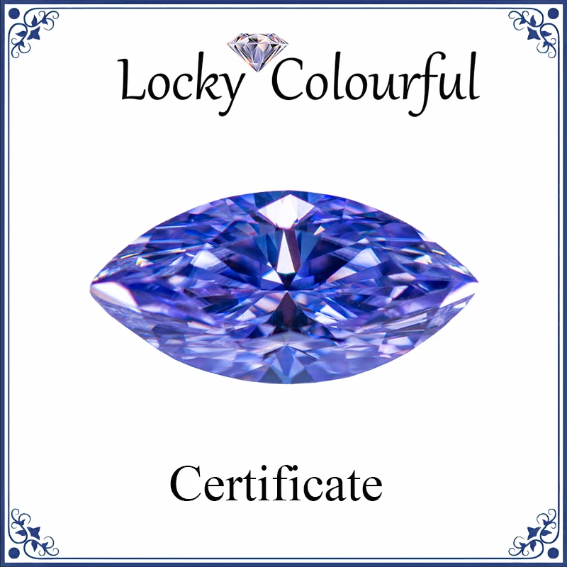Moissanite Lavender Color Marquise Shape VVS1 with GRA Certificate Beads for Charms Jewelry Making Bracelet Necklace Materials
Moissanite Lavender Color Marquise Shape VVS1 with GRA Certificate Beads for Charms Jewelry Making Bracelet Necklace Materials