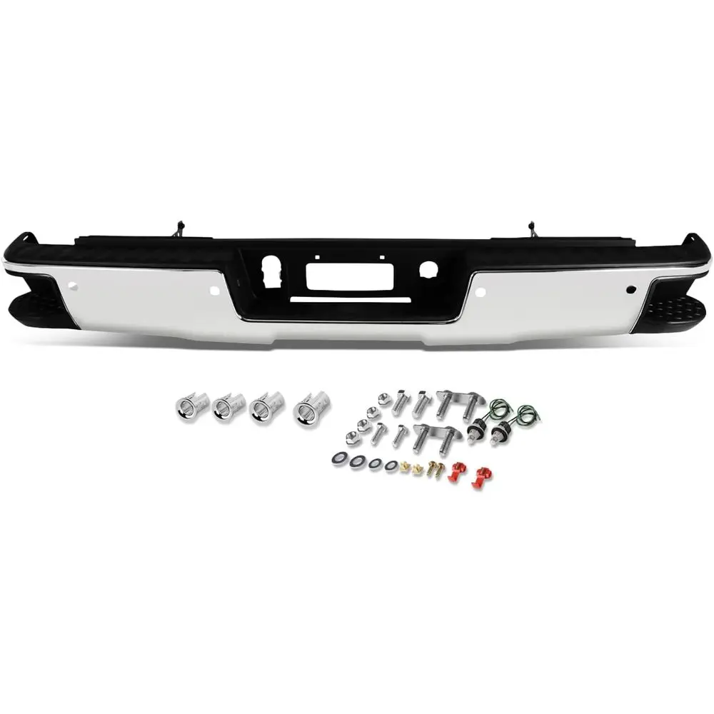 Rear Step Bumper Compatible with 2014-2019 Chevy Silverado GMC Sierra 1500 LD Limited, with Parking Sensor Holes and Corner Step
Rear Step Bumper Compatible with 2014-2019 Chevy Silverado GMC Sierra 1500 LD Limited, with Parking Sensor Holes and Corner Step