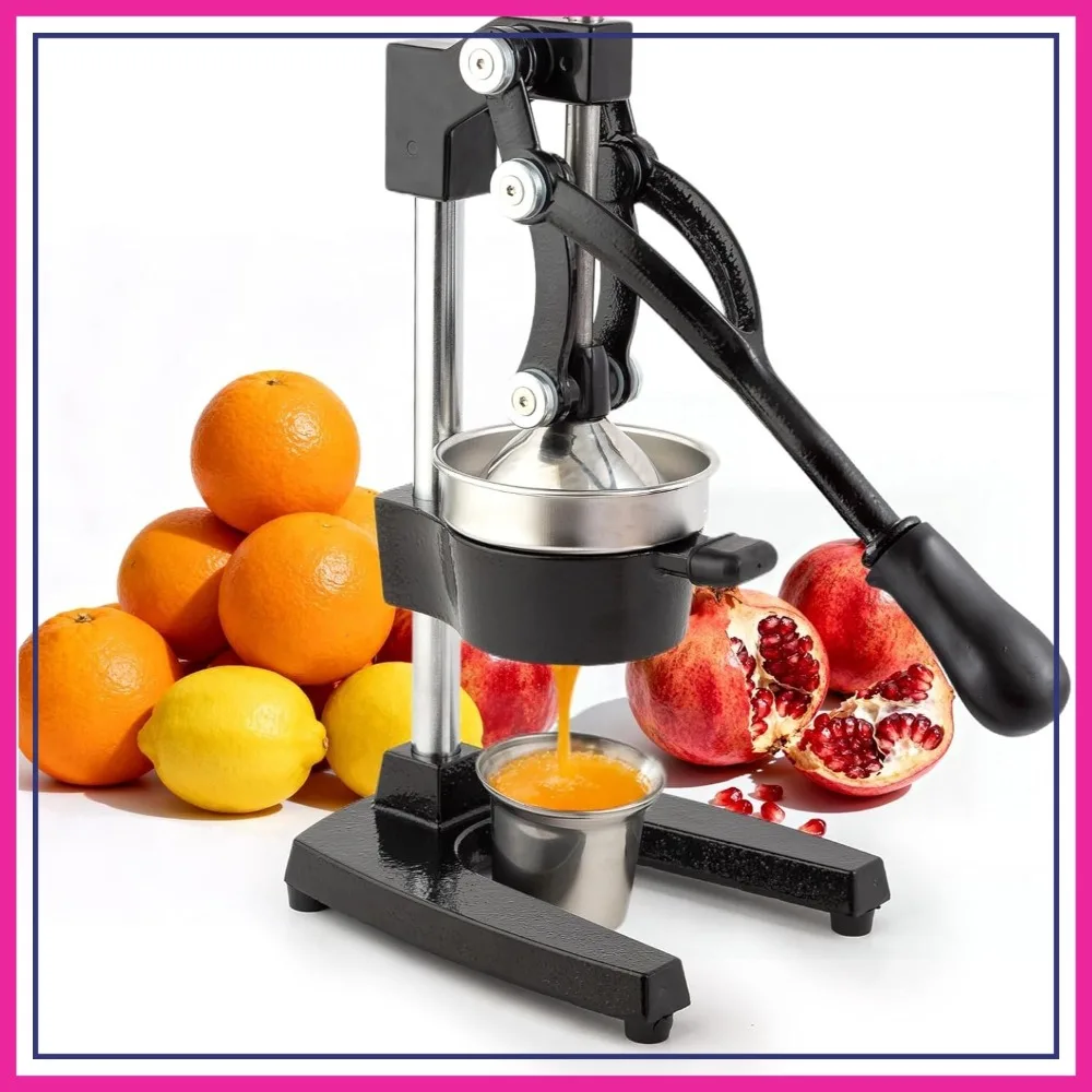 Manual Cast Iron Juicer, Commercial Lemon Squeezer, Professional Citrus Juicer for Lemons, Oranges, Grapefruits, Easy Clean
Manual Cast Iron Juicer, Commercial Lemon Squeezer, Professional Citrus Juicer for Lemons, Oranges, Grapefruits, Easy Clean