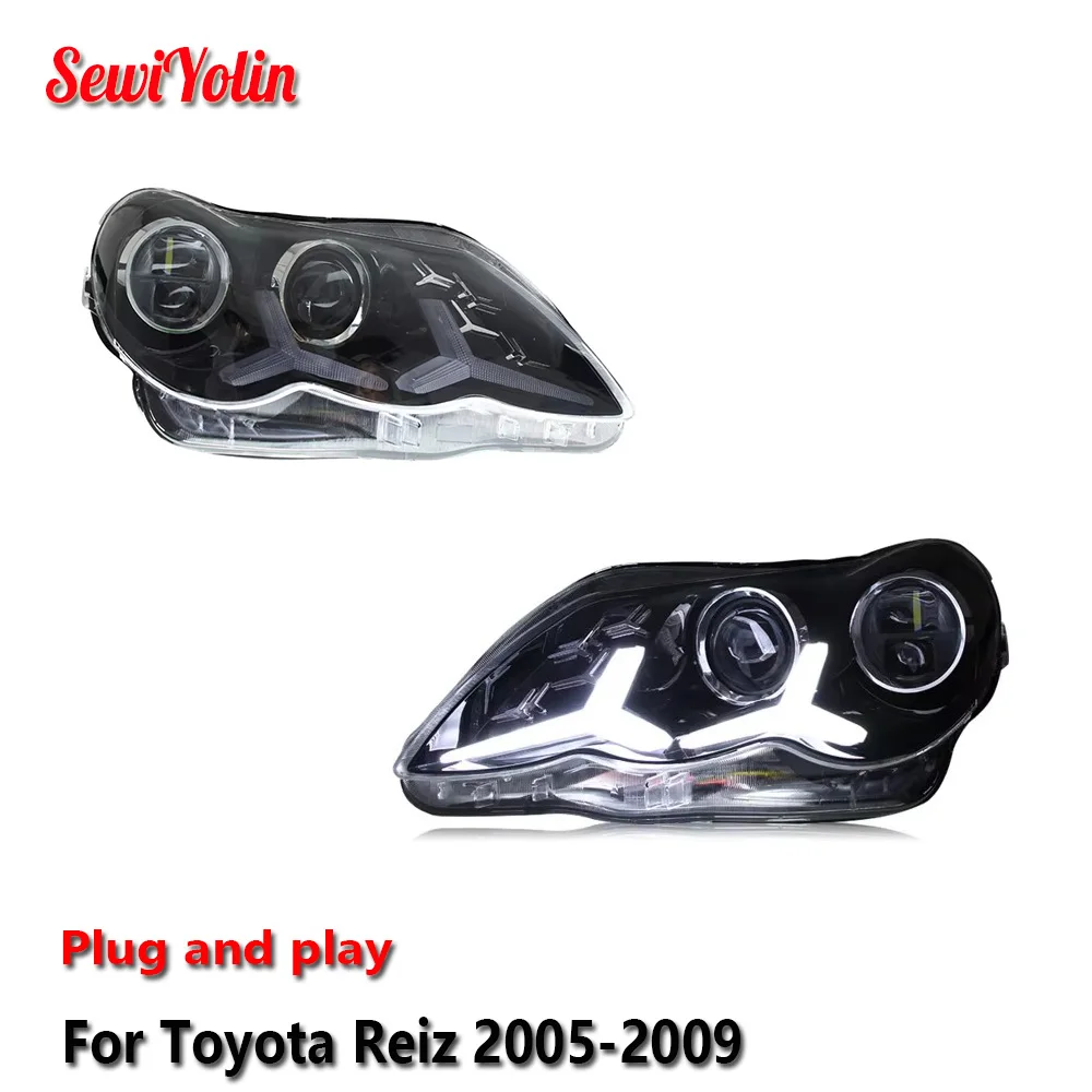 Car LED Headlight Light Assemblies For Toyota Reiz 2005-2009 Auto Fog DRL Brake Turn Signal Lamp Plug and Play
Car LED Headlight Light Assemblies For Toyota Reiz 2005-2009 Auto Fog DRL Brake Turn Signal Lamp Plug and Play