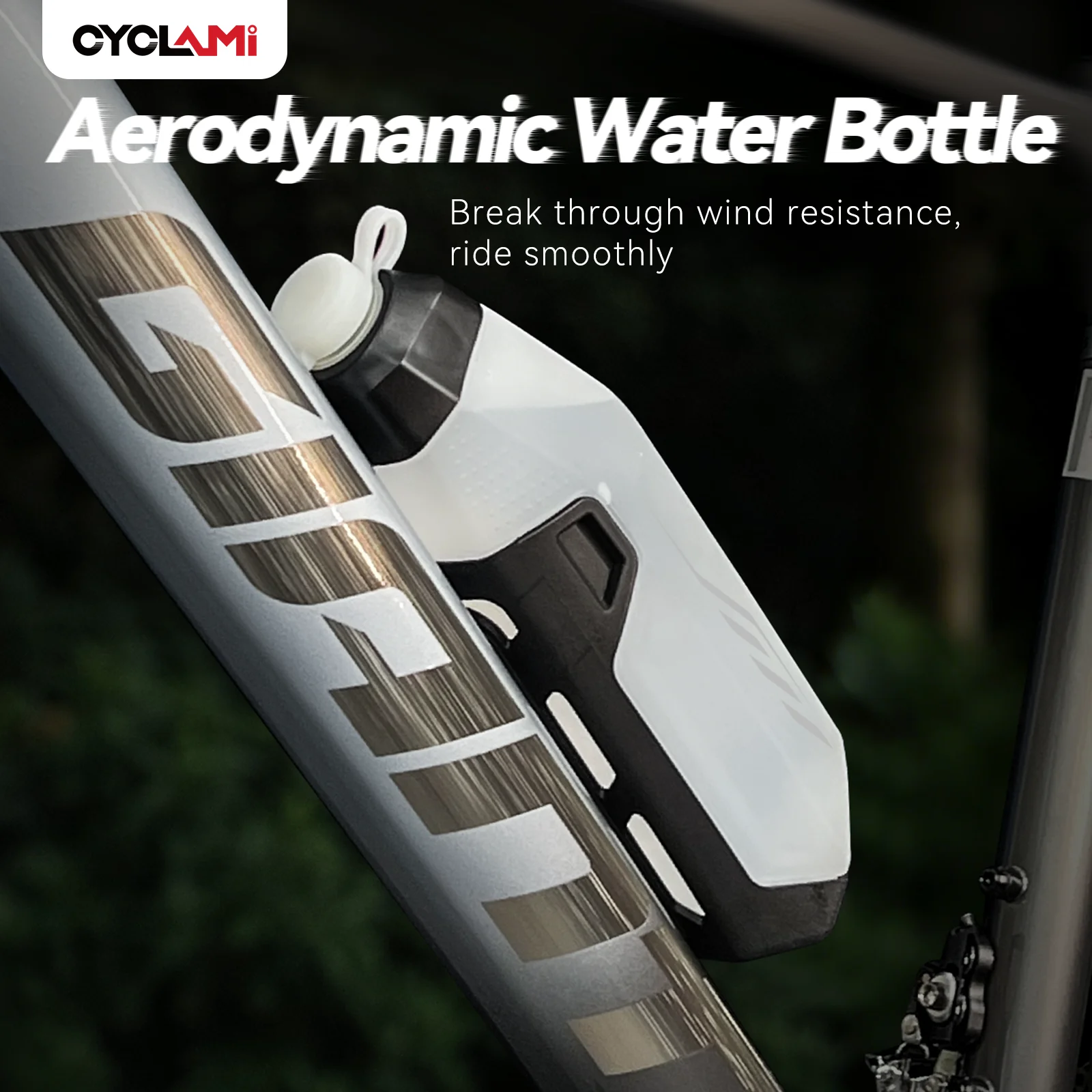 CYCLAMI Cycling Aerodynamic Water Bottle 610/650ml Bracket Set Bike Water Bottle Road Bike Frame Down Tube Riding Water Kettle
CYCLAMI Cycling Aerodynamic Water Bottle 610/650ml Bracket Set Bike Water Bottle Road Bike Frame Down Tube Riding Water Kettle