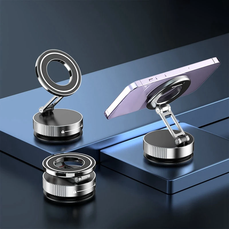 Автомобильный вакуумный магнитный держатель, складная прочная присоска с металлическими петлями для сотового телефона Silver-A75P
Автомобильный вакуумный магнитный держатель, складная прочная присоска с металлическими петлями для сотового телефона Silver-A75P