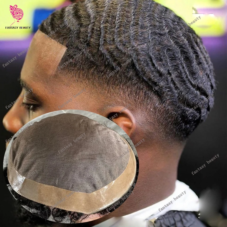 8mm 10mm 15mm 360 Deep Wave Breathable Fine Mono 100% Human Hair Men's Afro Hairstly Toupee for Hairloss Black Male Prosthesis
8mm 10mm 15mm 360 Deep Wave Breathable Fine Mono 100% Human Hair Men's Afro Hairstly Toupee for Hairloss Black Male Prosthesis