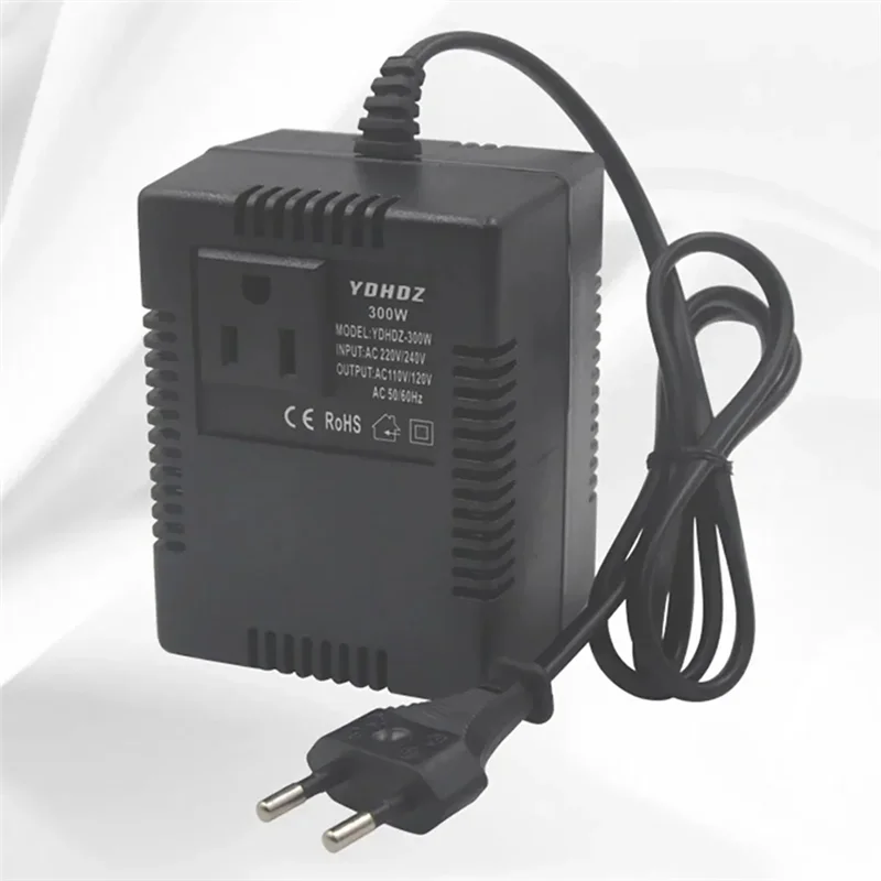 ABSE-Power Transformer Voltage Regulator 220V To 110V Voltage Converter Step-Down Transformer 220 EU Plug Invert 300W
ABSE-Power Transformer Voltage Regulator 220V To 110V Voltage Converter Step-Down Transformer 220 EU Plug Invert 300W