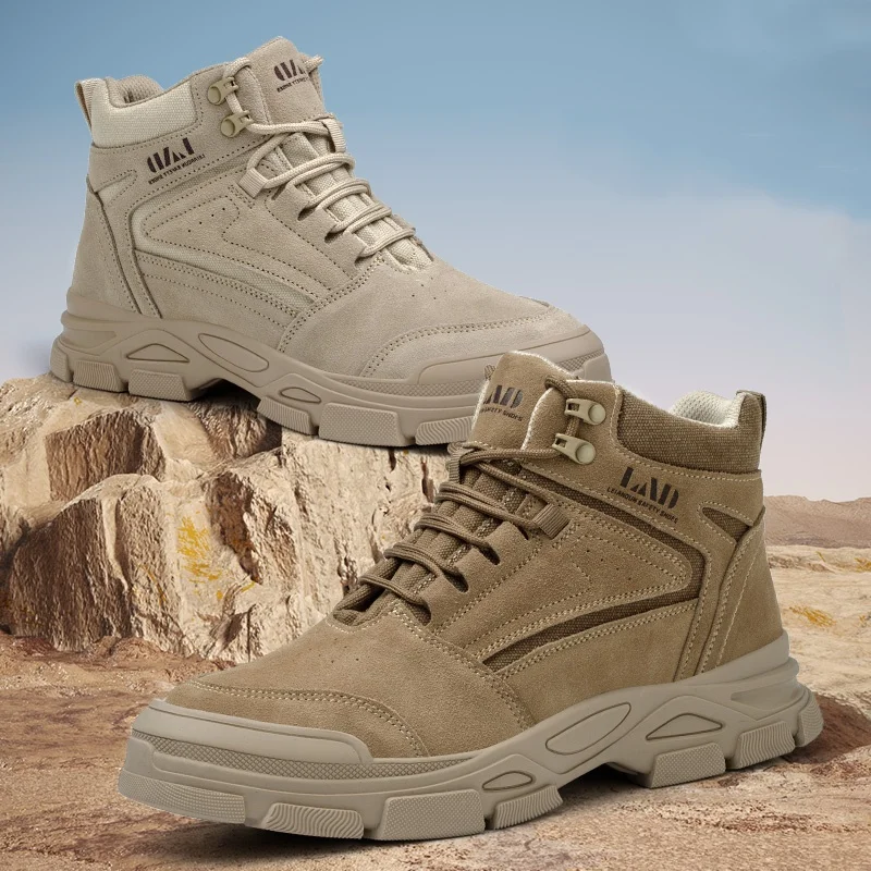 Мужская мода, стальные носки, защитные ботинки, рабочая обувь из коровьей замши, сварочная обувь, ковбойские защитные ботильоны, безопасная рабочая обувь
Мужская мода, стальные носки, защитные ботинки, рабочая обувь из коровьей замши, сварочная обувь, ковбойские защитные ботильоны, безопасная рабочая обувь