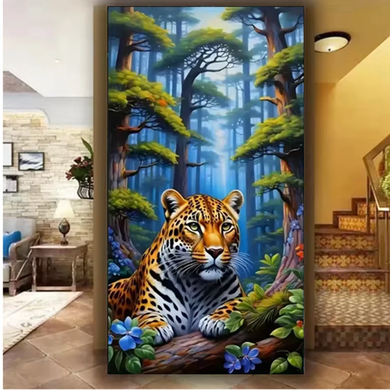 Forest Leopard Landscape Diamond Painting DIY 5D Full Square Round Diamond Mosaic Art Cross Stitch Home Decoration
Forest Leopard Landscape Diamond Painting DIY 5D Full Square Round Diamond Mosaic Art Cross Stitch Home Decoration
