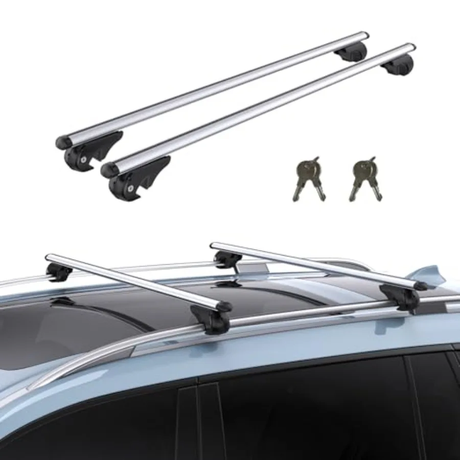 Roof Rack Cross Bars with 4 Anti-Theft Locks Heavy-Duty Universal Roof Rack 200lbs Capacity Universal Cross Bars that Fit Most
Roof Rack Cross Bars with 4 Anti-Theft Locks Heavy-Duty Universal Roof Rack 200lbs Capacity Universal Cross Bars that Fit Most