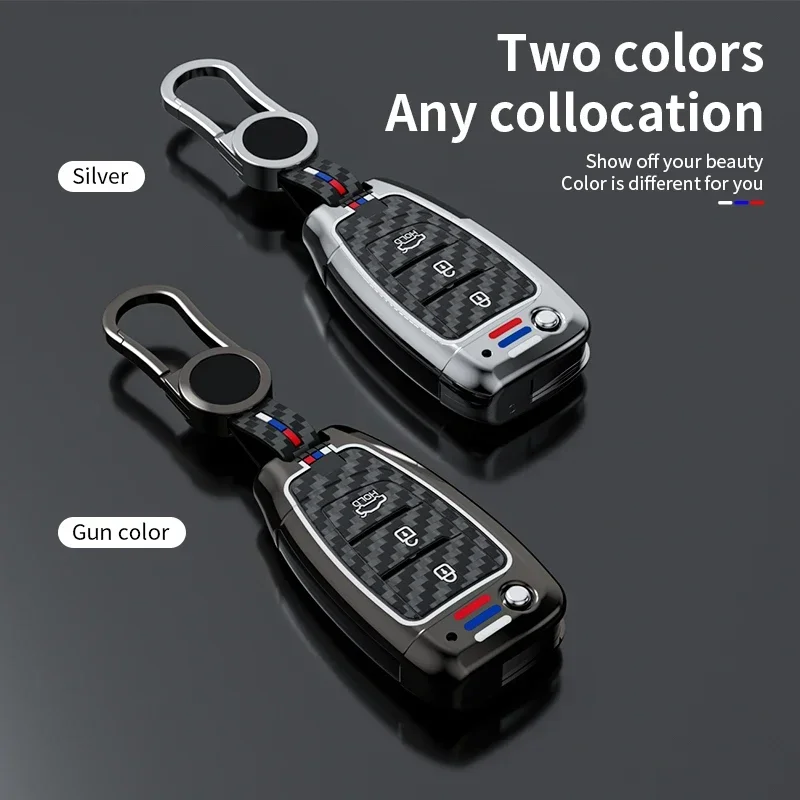 Zinc Alloy Car Flip Key Case Cover for Hyundai Elantra Solaris Tucson I30 I35 I40 KONA Genesis Santa Fe Azera Holder Shell
Zinc Alloy Car Flip Key Case Cover for Hyundai Elantra Solaris Tucson I30 I35 I40 KONA Genesis Santa Fe Azera Holder Shell