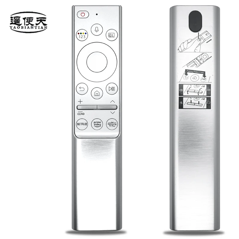 Голосовой пульт BN59-01346A (металлический) для Samsung QLED 4K QN65/75LST9TAFXZA 55LST7 70Q6D 32LS03TBFXZA 
Голосовой пульт BN59-01346A (металлический) для Samsung QLED 4K QN65/75LST9TAFXZA 55LST7 70Q6D 32LS03TBFXZA