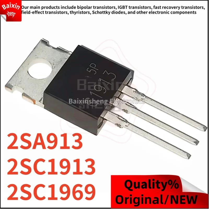 10PCS NEW 2SA913 A913 2SC1913 C1913 2SC1969 C1969 TO-220 N-channel Field-effect transistor
10PCS NEW 2SA913 A913 2SC1913 C1913 2SC1969 C1969 TO-220 N-channel Field-effect transistor