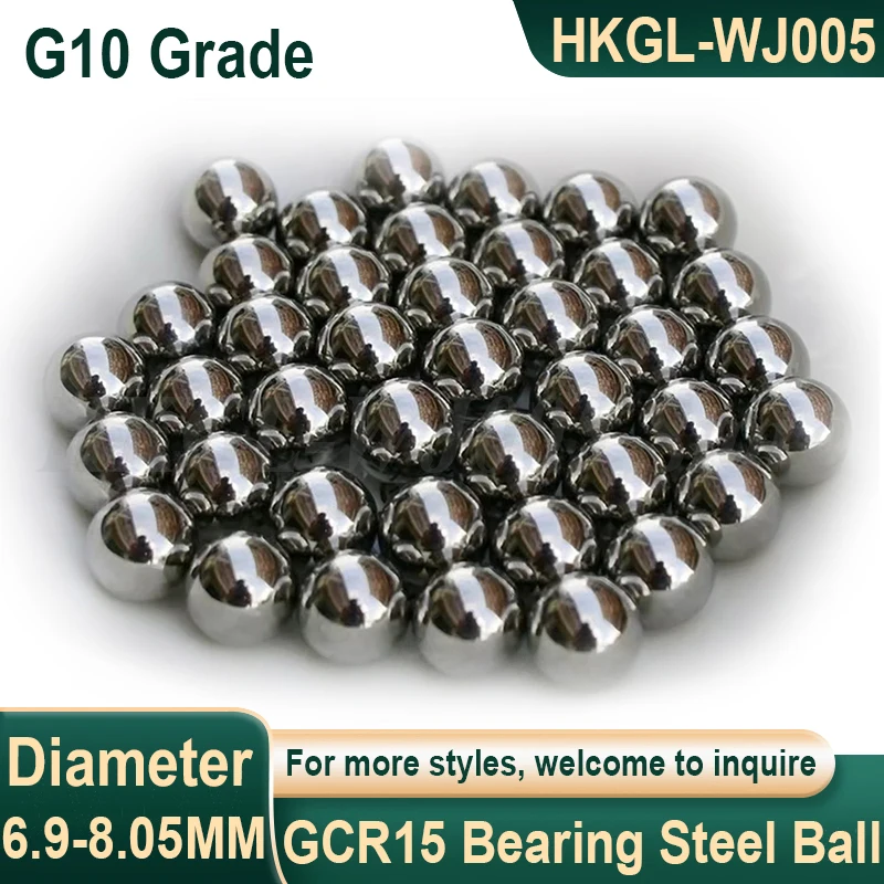 1kg 6.9-8.05mm G10 Grade High Precision Bearing Steel Ball GCR15 Bearing Steel Ball Solid Smooth Round Bead Ball Bearing Ball
1kg 6.9-8.05mm G10 Grade High Precision Bearing Steel Ball GCR15 Bearing Steel Ball Solid Smooth Round Bead Ball Bearing Ball