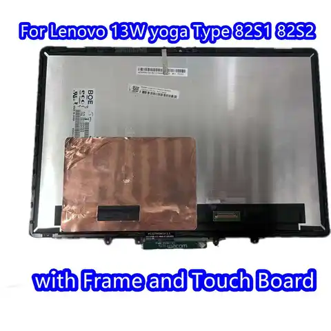 13'calowy LCD do LENOVO 13w Yoga 5M11F26023 5M11F26021 z ramą i panelem dotykowym