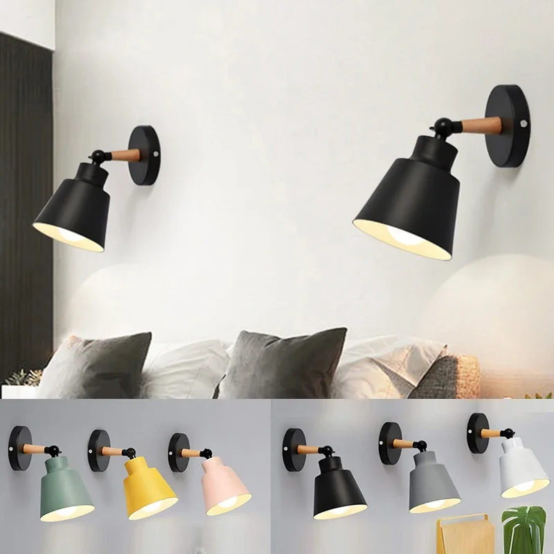 Nordic bedroom wall lamp solid wood LED wall lamps minimalist creative living room corridor bedside lamp Decorative lighting
Nordic bedroom wall lamp solid wood LED wall lamps minimalist creative living room corridor bedside lamp Decorative lighting