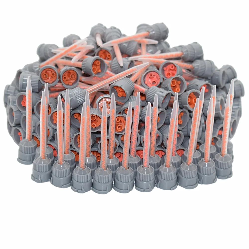 500pcs Static Mixing Nozzles Epoxy Adhesive Applicator Static Mixer 10:1 Round Mixing Nozzle Set for 50ml 10:1 AB Glue Cartridge
500pcs Static Mixing Nozzles Epoxy Adhesive Applicator Static Mixer 10:1 Round Mixing Nozzle Set for 50ml 10:1 AB Glue Cartridge