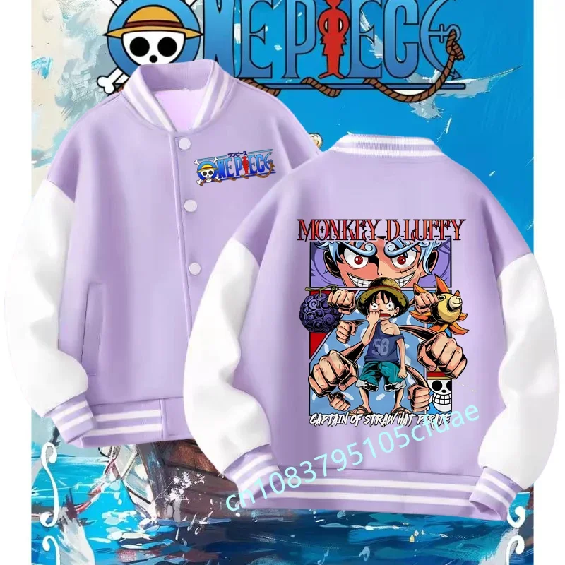 Boy Girl Fashion Coat Hoodie Clothes Streetwear Unisex Sport Outerwear One Piece Baseball Uniform for Kid New Luffy Anime Jacket
Boy Girl Fashion Coat Hoodie Clothes Streetwear Unisex Sport Outerwear One Piece Baseball Uniform for Kid New Luffy Anime Jacket