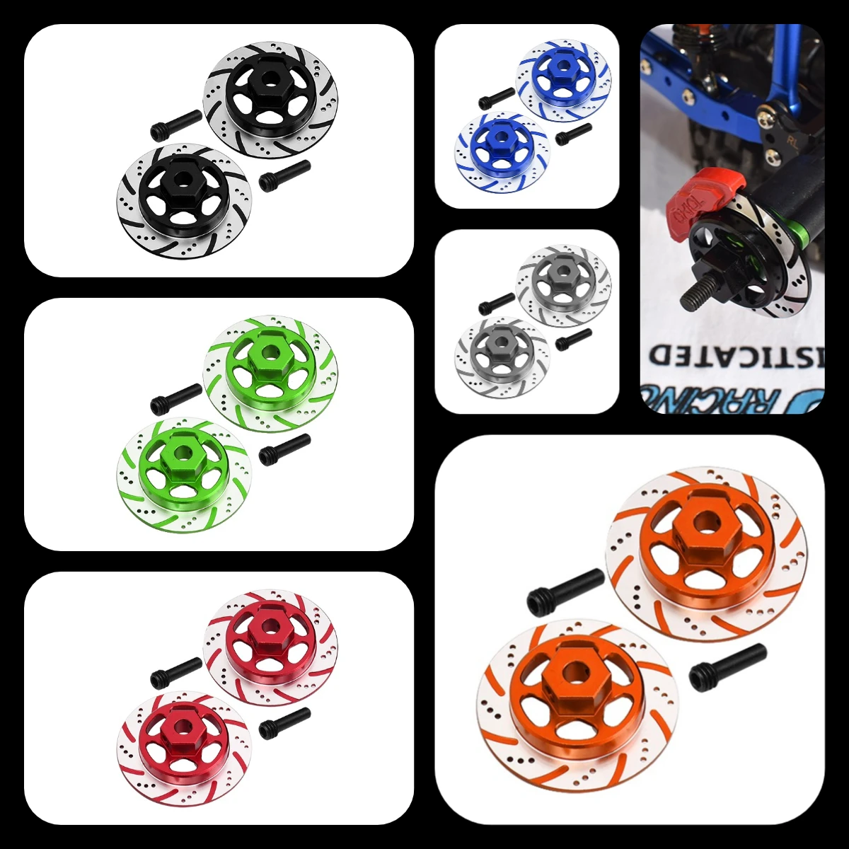 GPM Alloy Hex With Brake Disk (Silver Inlay Version) For AXIAL 1/10 RBX10 AXI03005
GPM Alloy Hex With Brake Disk (Silver Inlay Version) For AXIAL 1/10 RBX10 AXI03005