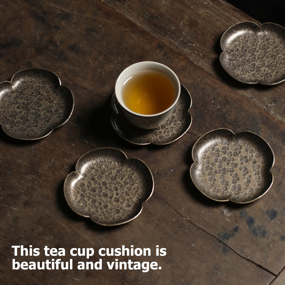 Bronze Tea Cup Pad Handmade Retro Decor Vintage Heat Resistant Mat Coaster Insulation Accessories Glassware Kitchen Bar
Bronze Tea Cup Pad Handmade Retro Decor Vintage Heat Resistant Mat Coaster Insulation Accessories Glassware Kitchen Bar