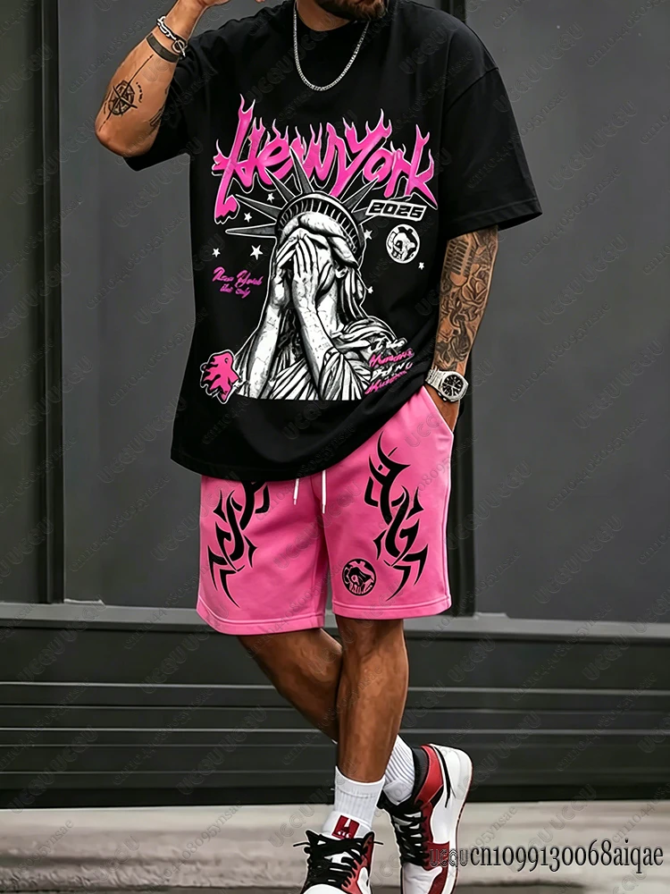 Summer New Tracksuit Suit For Men Fashion Hip-hop Youthful and Energetic Sportswear Casual Outdoor Men Streetwear Man Outfits
Summer New Tracksuit Suit For Men Fashion Hip-hop Youthful and Energetic Sportswear Casual Outdoor Men Streetwear Man Outfits