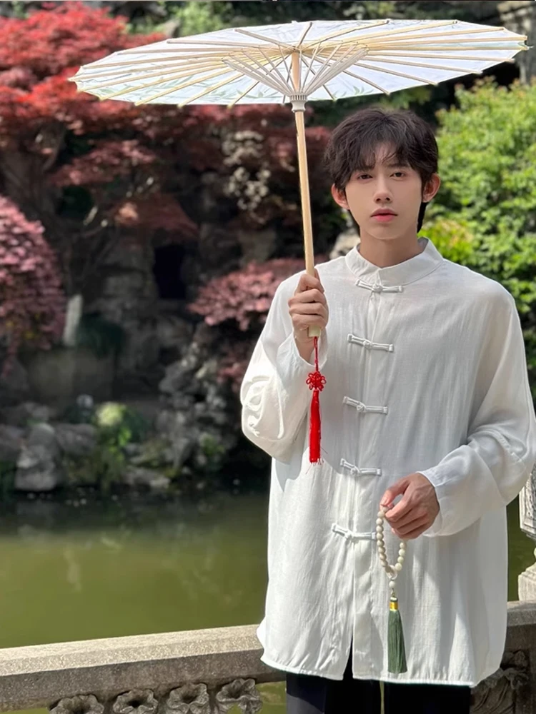 New Chinese Sle Men's Cotton Linen Long Sve irt High End Feel Reformed Hanfu angzhong Tang Costume Qijianguan
New Chinese Sle Men's Cotton Linen Long Sve irt High End Feel Reformed Hanfu angzhong Tang Costume Qijianguan