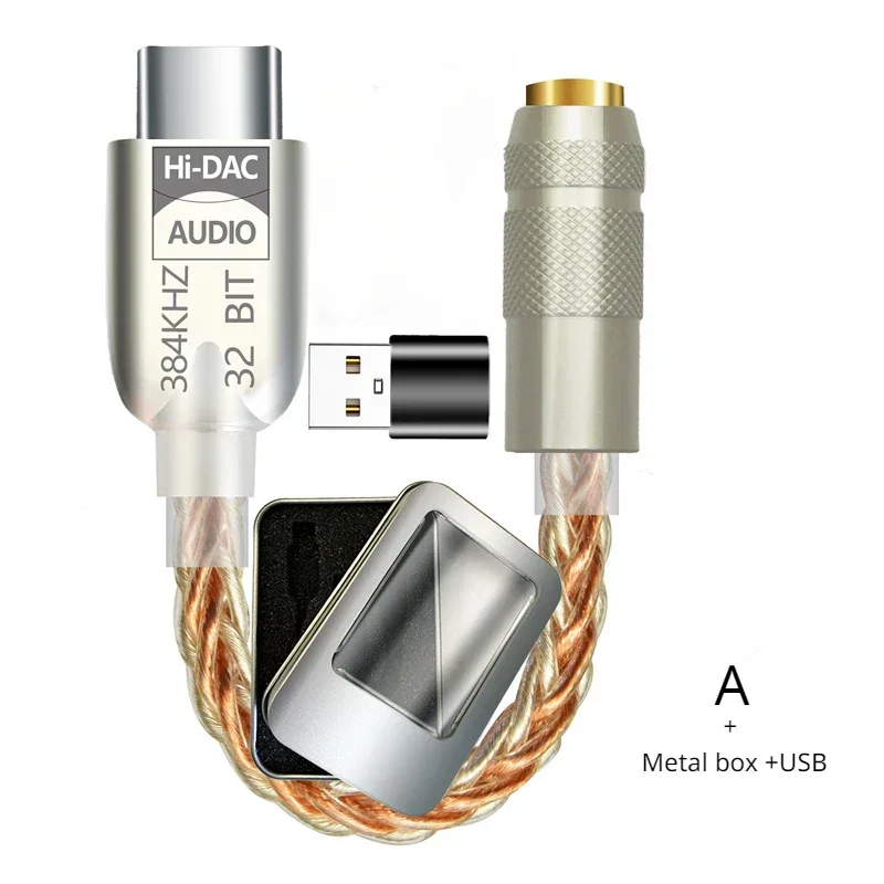 ALC5686 USB Type C to 3.5mm DAC earphone Amplifie Headphone Amp Digital Decoder AUX audio Cable OTG adapter converter Android
ALC5686 USB Type C to 3.5mm DAC earphone Amplifie Headphone Amp Digital Decoder AUX audio Cable OTG adapter converter Android
