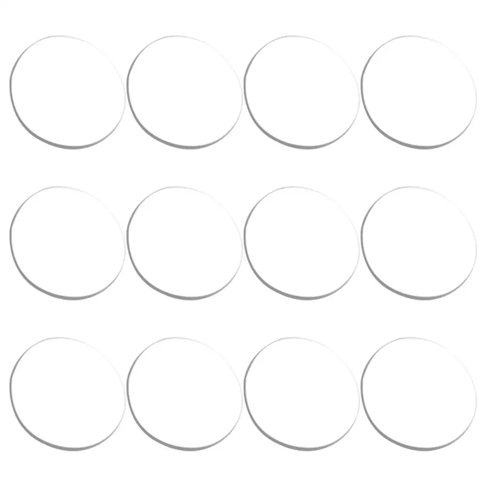 12 Pcs Glass Cup Bumpers Clear Transparent Spacers Anti Skid Rubber Pad for Table Top 20mm Diameter Furniture
12 Pcs Glass Cup Bumpers Clear Transparent Spacers Anti Skid Rubber Pad for Table Top 20mm Diameter Furniture