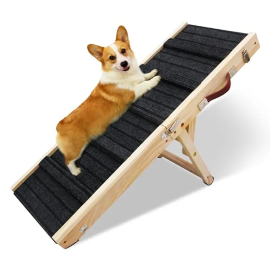 Large Dog Pet Ramp for Bed Couch Car 5 Adjustable Height Non-Slip Mat 9.06 to 20.8 Foldable Pet Step for Small Large Old Dogs C
Large Dog Pet Ramp for Bed Couch Car 5 Adjustable Height Non-Slip Mat 9.06 to 20.8 Foldable Pet Step for Small Large Old Dogs C