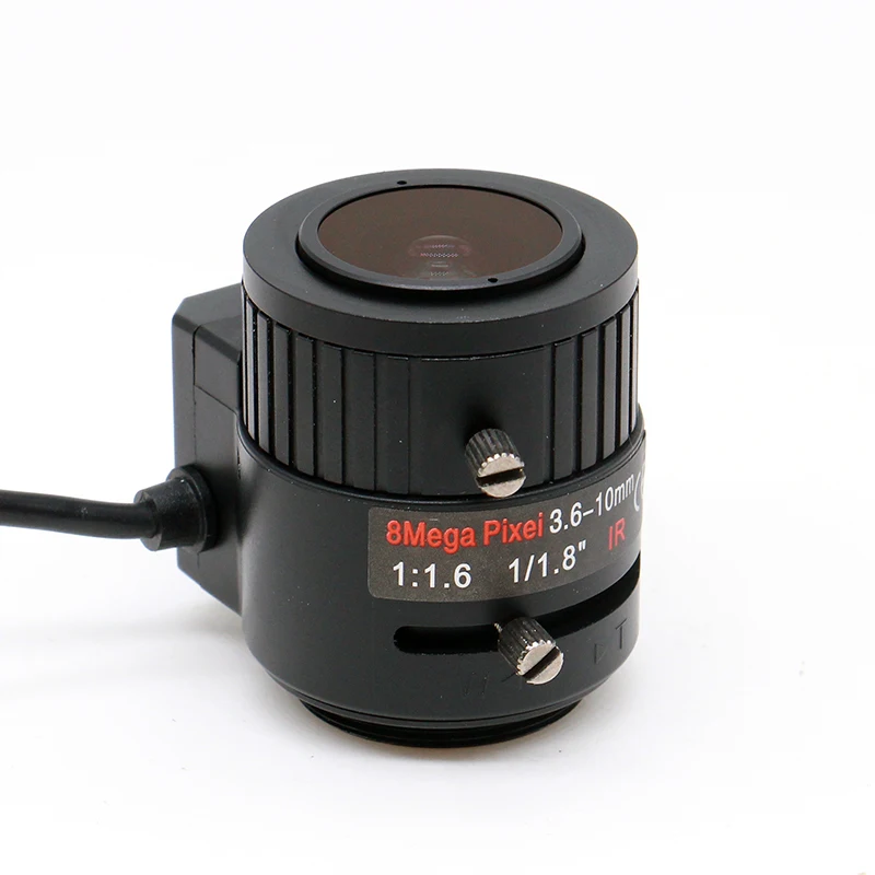 1/1.8" 3.6-10mm DC Auto IRIS Manual Zoom Manual Focus Lens CS Mount 8MP 4K CCTV Lens for IP Camera Module PCB Board SL-0474
1/1.8" 3.6-10mm DC Auto IRIS Manual Zoom Manual Focus Lens CS Mount 8MP 4K CCTV Lens for IP Camera Module PCB Board SL-0474