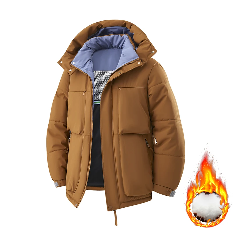Autumn Winter New Men Hooded Cold Resistant Short Jacket Outdoor Sports Warm Cotton Jackets Casual Fashion Coat
Autumn Winter New Men Hooded Cold Resistant Short Jacket Outdoor Sports Warm Cotton Jackets Casual Fashion Coat