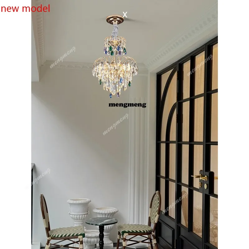 M138French light luxury entrance small chandelier high-end atmosphere corridor aisle light American bedroom chandelier
M138French light luxury entrance small chandelier high-end atmosphere corridor aisle light American bedroom chandelier