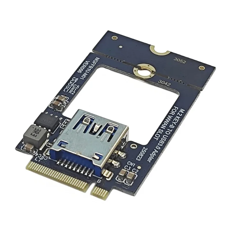 Laptop M.2 B-Key To Wireless Bluetooth WiFi Network USB 3.0 SSD NGFF 3042/52 Converter M.2 Key-B To USB3.0 Adapter for WWAN Slot
Laptop M.2 B-Key To Wireless Bluetooth WiFi Network USB 3.0 SSD NGFF 3042/52 Converter M.2 Key-B To USB3.0 Adapter for WWAN Slot