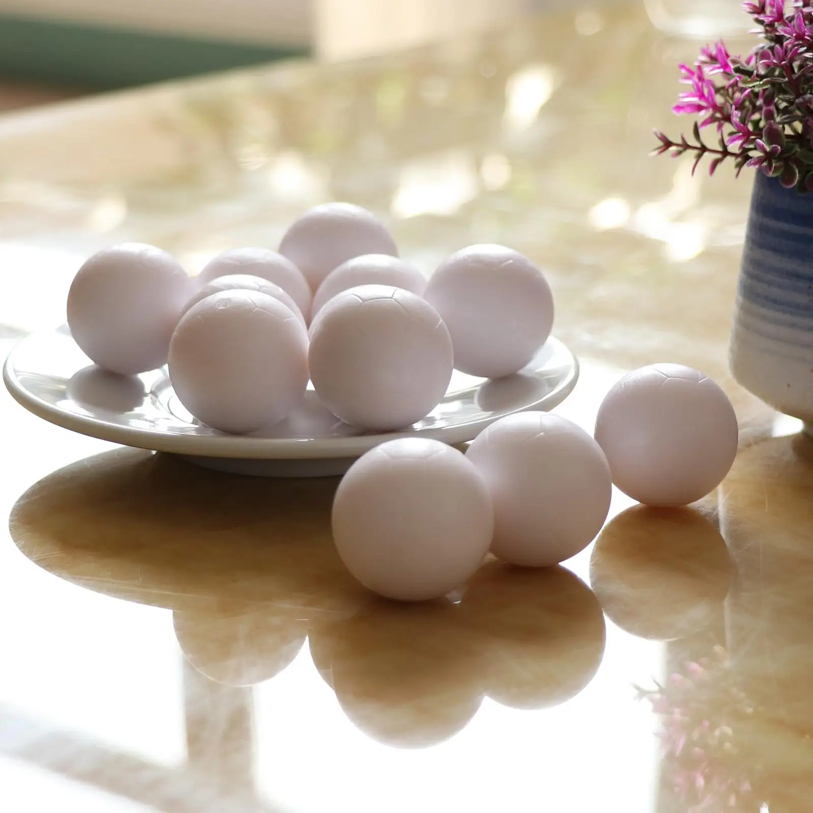 Lightweight White 32mm Table Soccer Foosballs Replacements for Home Game Room Soccer Table
Lightweight White 32mm Table Soccer Foosballs Replacements for Home Game Room Soccer Table