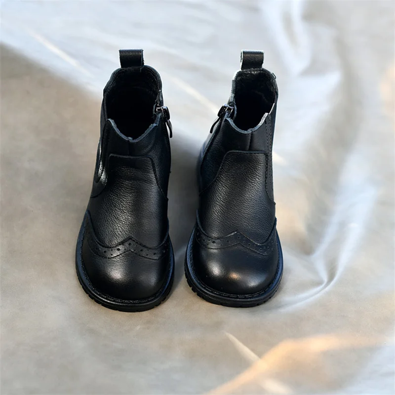 Genuine Leather Children Fashion Boots Autumn Winter Warm Snow Shoes Kids Girls Boys Casual Shoes Top Quality Retro Cowhide Boot
Genuine Leather Children Fashion Boots Autumn Winter Warm Snow Shoes Kids Girls Boys Casual Shoes Top Quality Retro Cowhide Boot